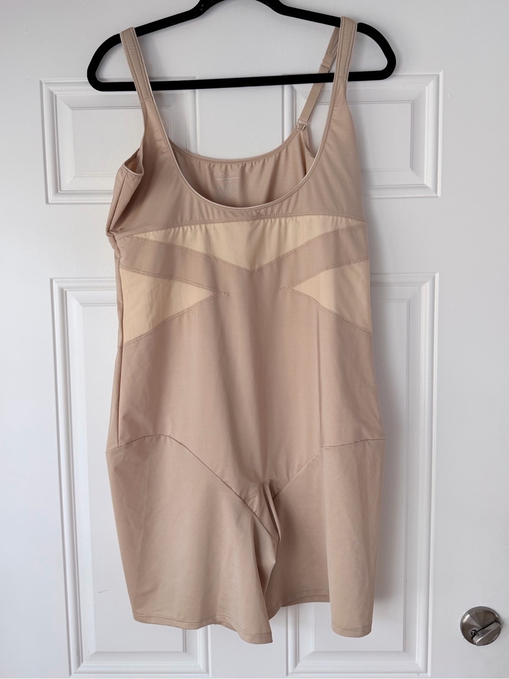 NWT CACIQUE SIZE 22/24 22 24 OPEN-BUST THICH SHAPER nude bodysuit